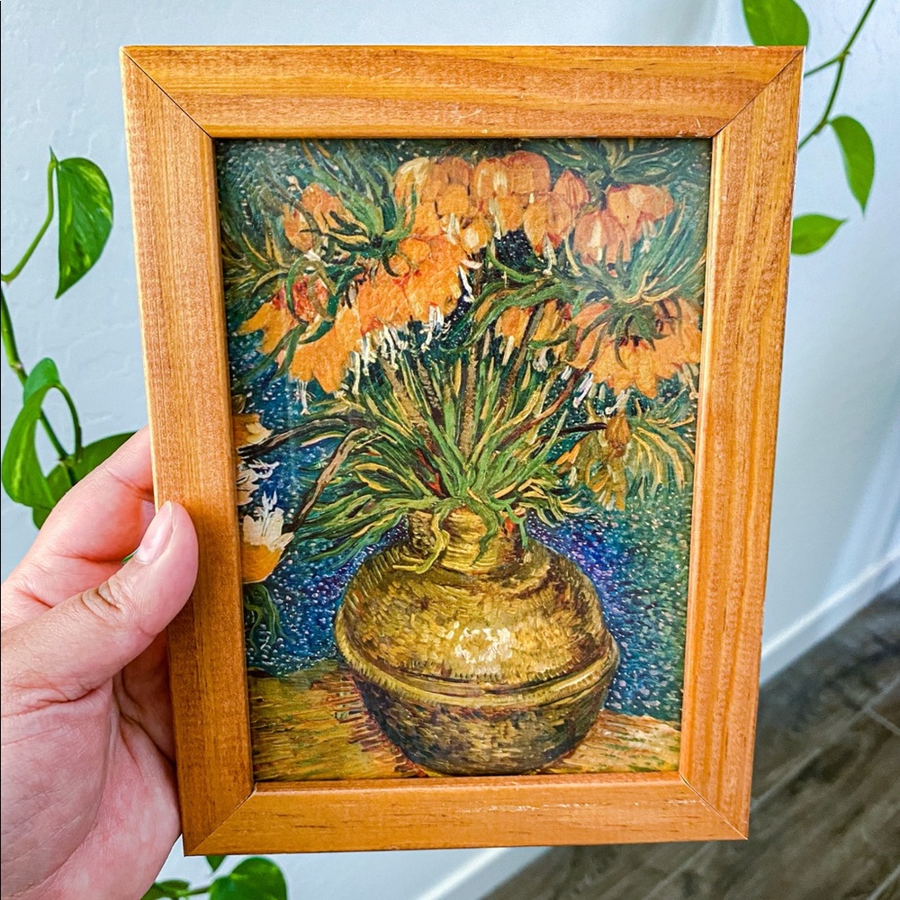 Vintage Wood Picture Frame.